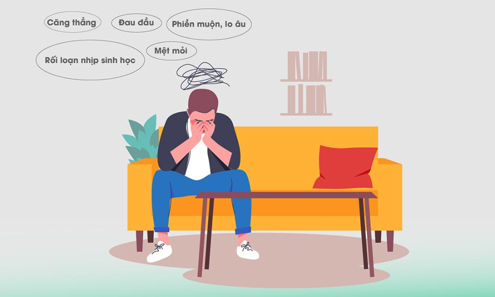 Xuất tinh sớm thứ phát thường liên quan đến stress và bệnh lý nam khoa